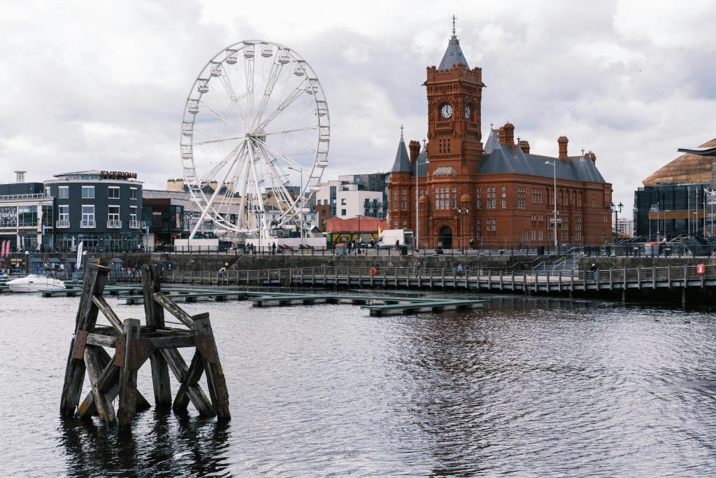 View across Cardiff Bay